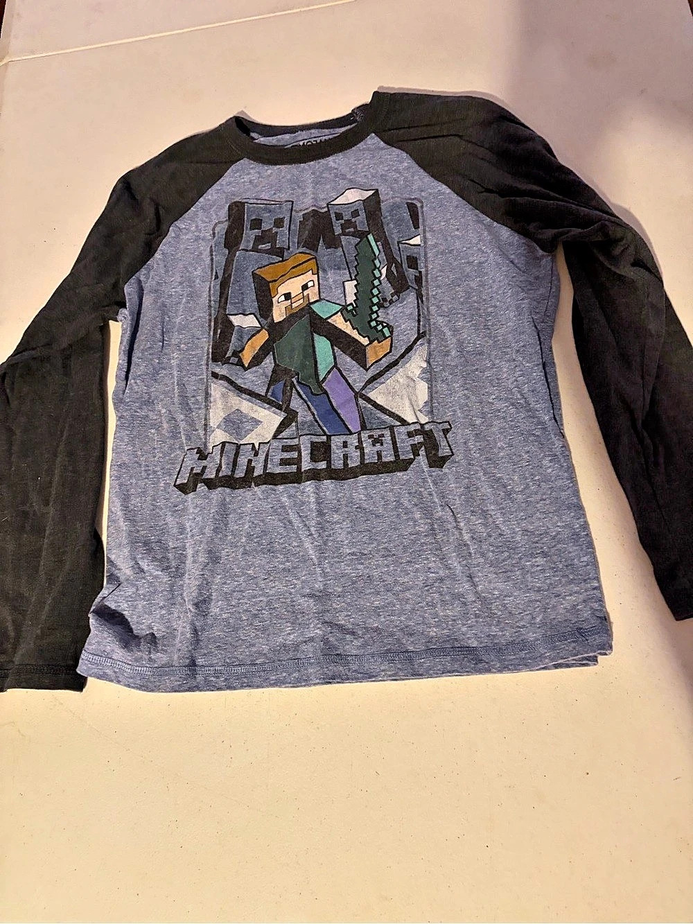 Minecraft Long Sleeve Graphic Tee